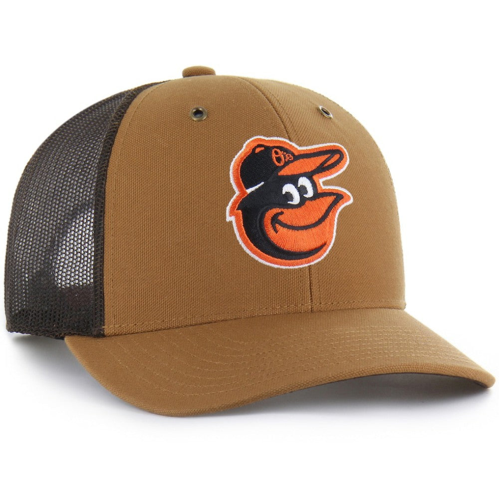 MLB Baltimore Orioles Carhartt x '47 Trucker Adjustable Hat