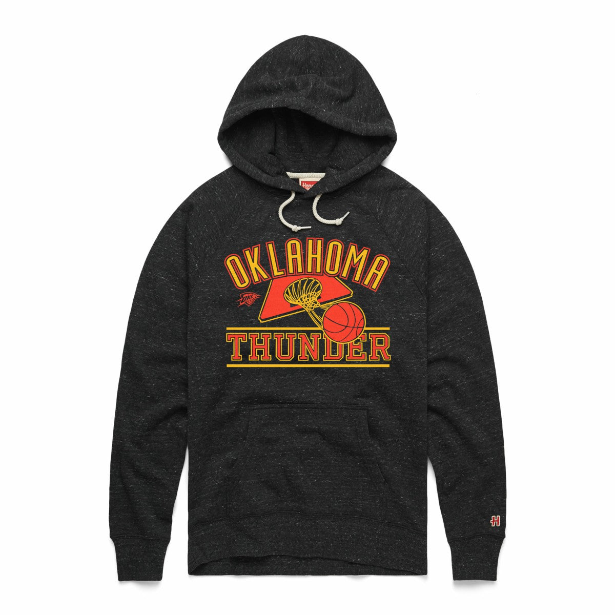 NBA Oklahoma City Thunder Homage Unisex Hometown Edition Tri-Blend Raglan Pullover Hoodie