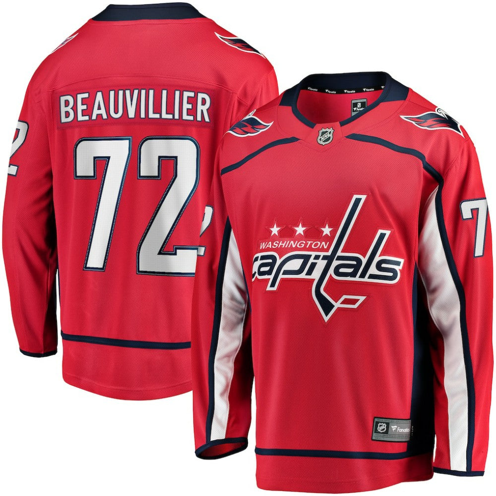 NHL Red Anthony Beauvillier Washington Capitals Fanatics Home Breakaway Jersey