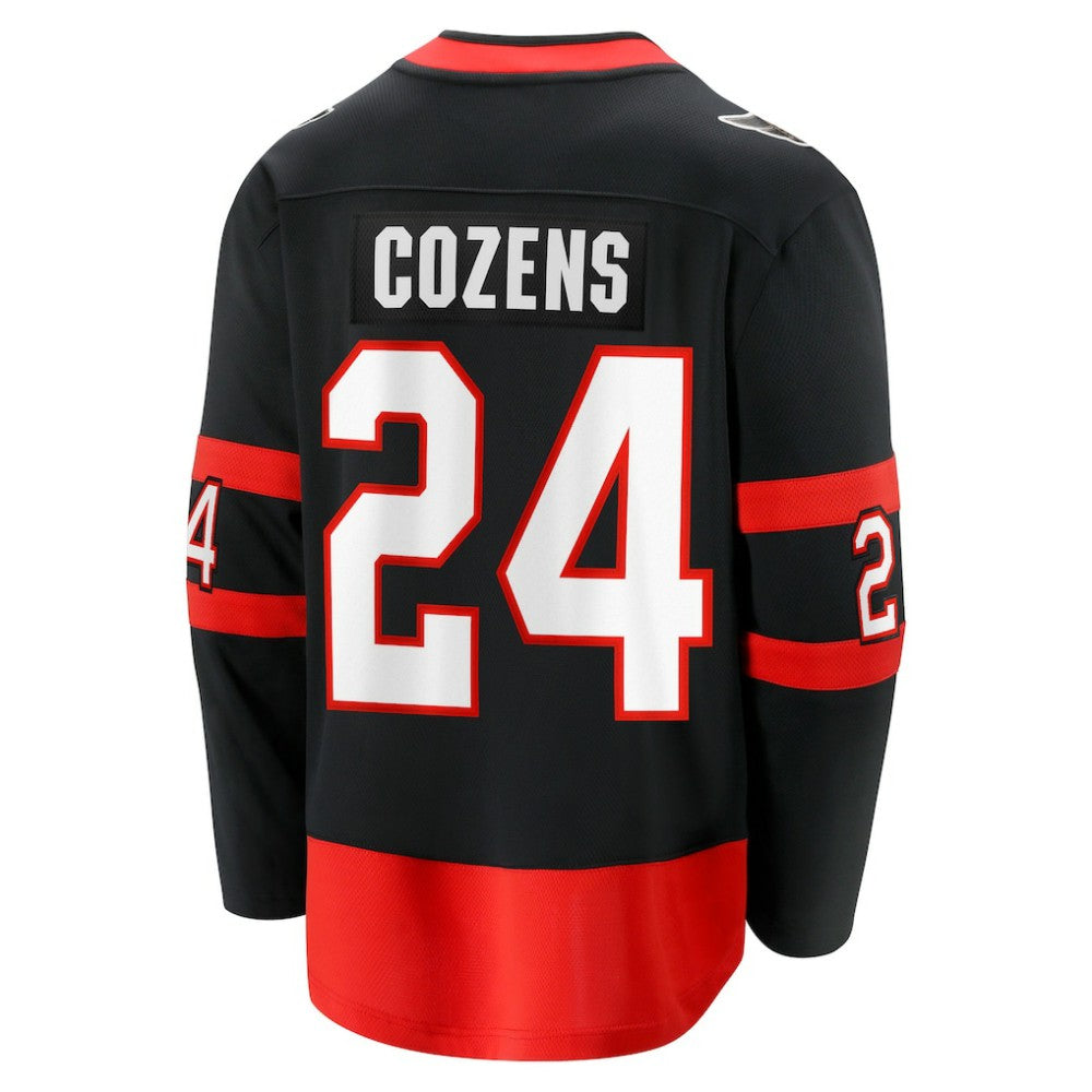 NHL Black Dylan Cozens Ottawa Senators Fanatics Home Breakaway Jersey