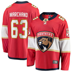 NHL Red Brad Marchand Florida Panthers Fanatics Home Breakaway Jersey