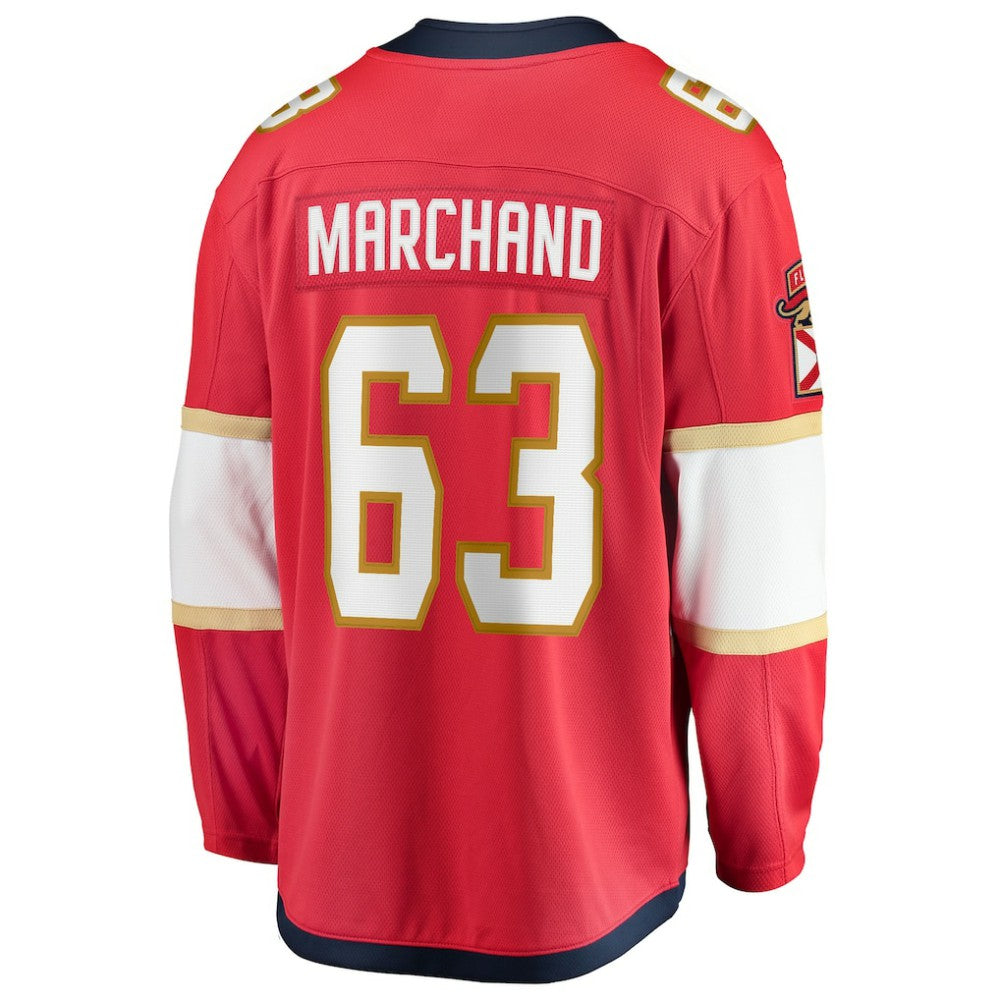 NHL Red Brad Marchand Florida Panthers Fanatics Home Breakaway Jersey
