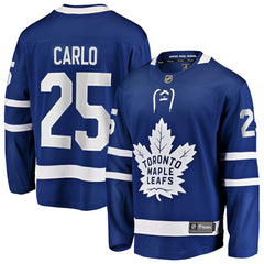 NHL Blue Brandon Carlo Toronto Maple Leafs Fanatics Home Breakaway Jersey