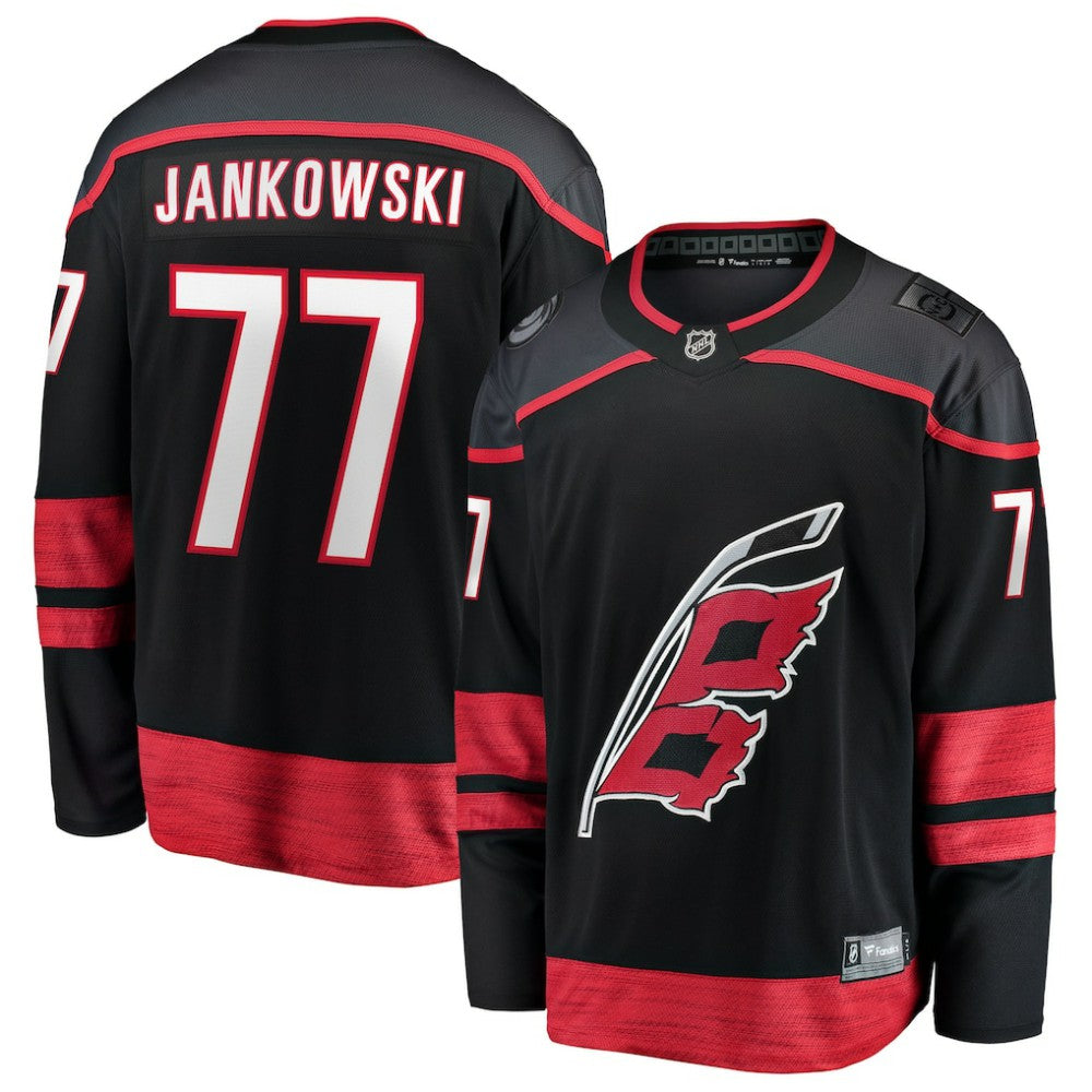 NHL Black Mark Jankowski Carolina Hurricanes Fanatics Home Breakaway Jersey