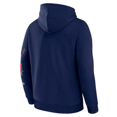 NHL Athletic Navy Alexander Ovechkin Washington Capitals Fanatics NHL All-Time Leading Goal Scorer Badges Pullover Hoodie