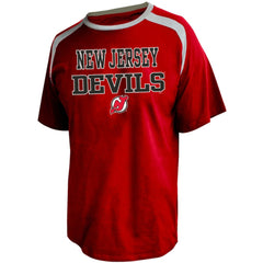 NHL Red Jack Hughes New Jersey Devils Profile Big & Tall Name & Number T-Shirt