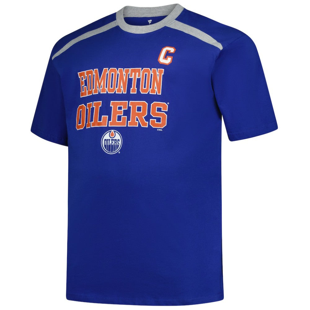 NHL Royal Connor McDavid Edmonton Oilers Profile Big & Tall Name & Number T-Shirt
