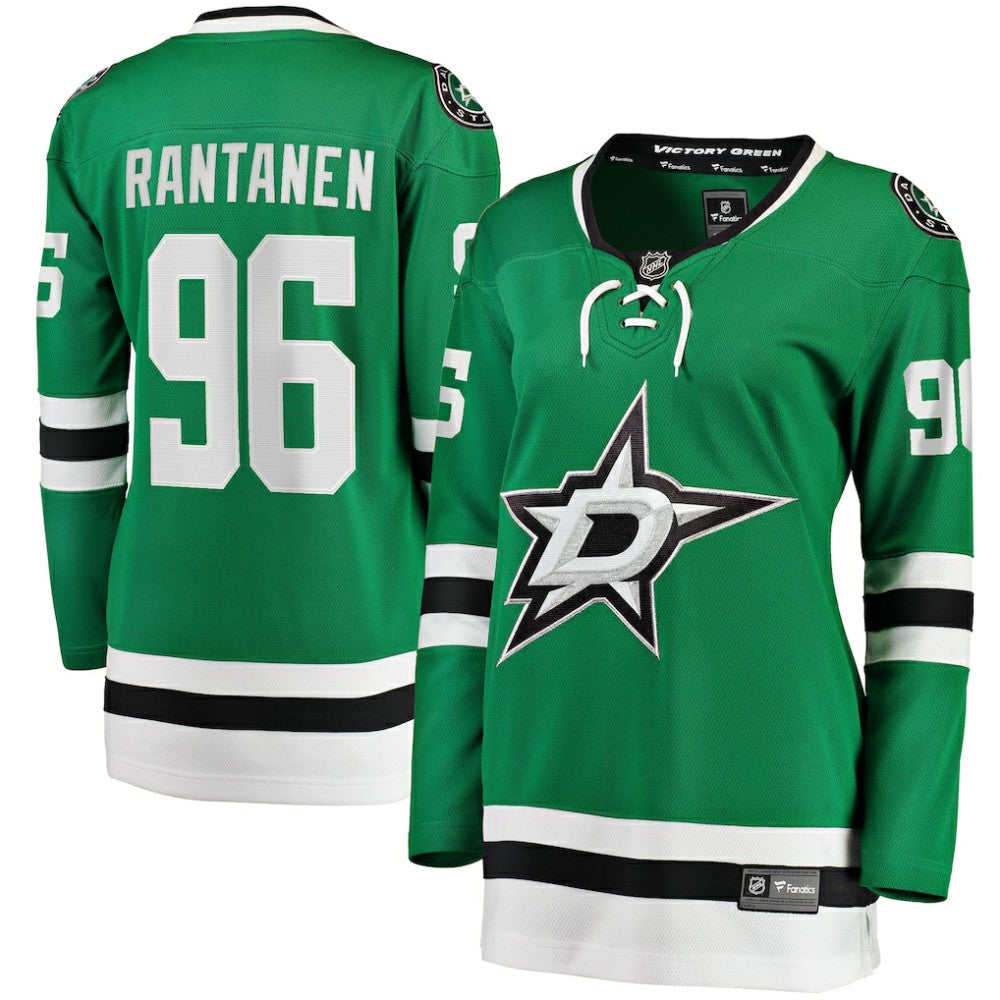 NHL Kelly Green Mikko Rantanen Dallas Stars Fanatics Women's Home Breakaway Player Jersey