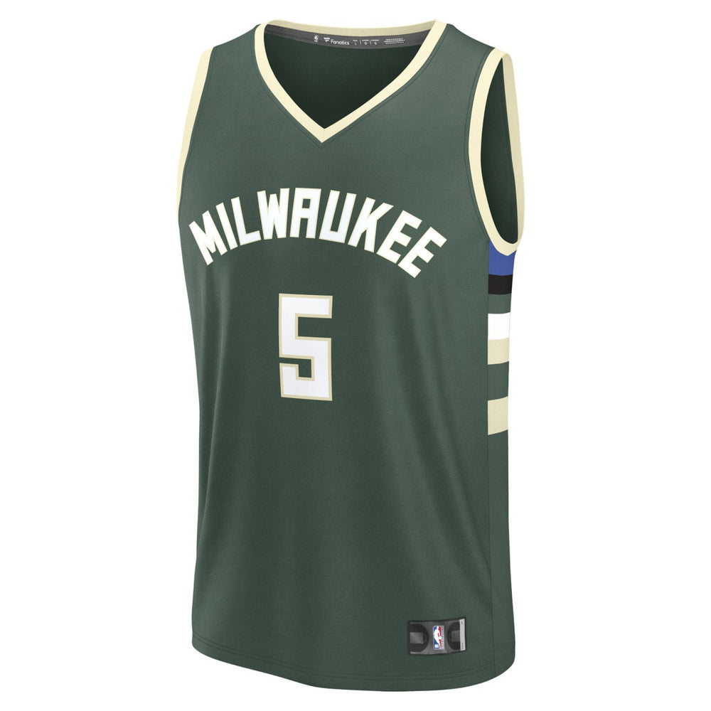 NBA Gary Trent Jr. Milwaukee Bucks Fast Break Replica Player Jersey