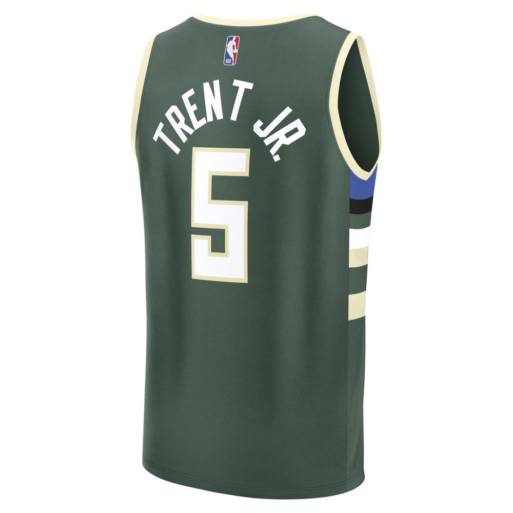 NBA Gary Trent Jr. Milwaukee Bucks Fast Break Replica Player Jersey