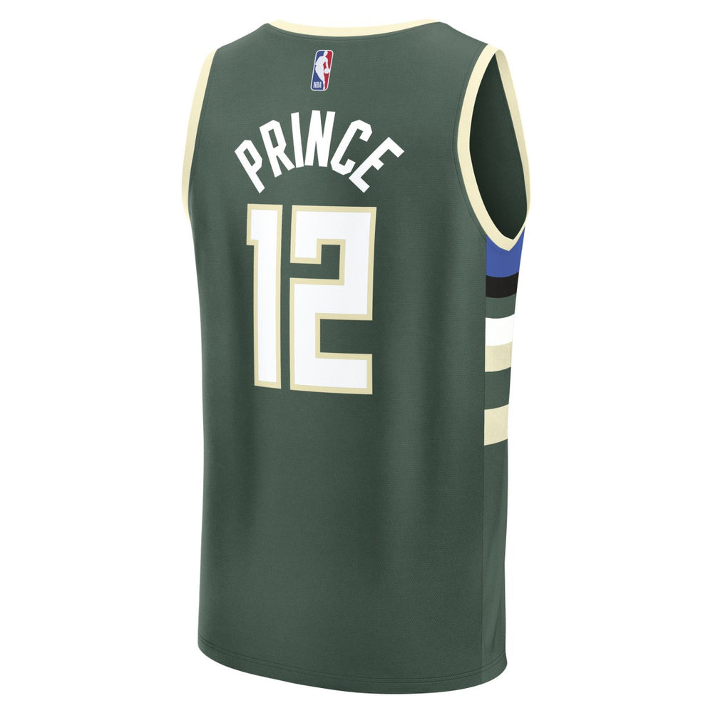 NBA Taurean Prince Milwaukee Bucks Fast Break Replica Player Jersey