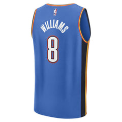 NBA Jalen Williams Oklahoma City Thunder Fast Break Replica Player Jersey