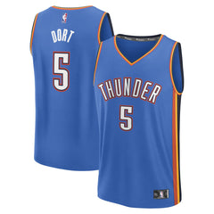 NBA Luguentz Dort Oklahoma City Thunder Fast Break Replica Player Jersey