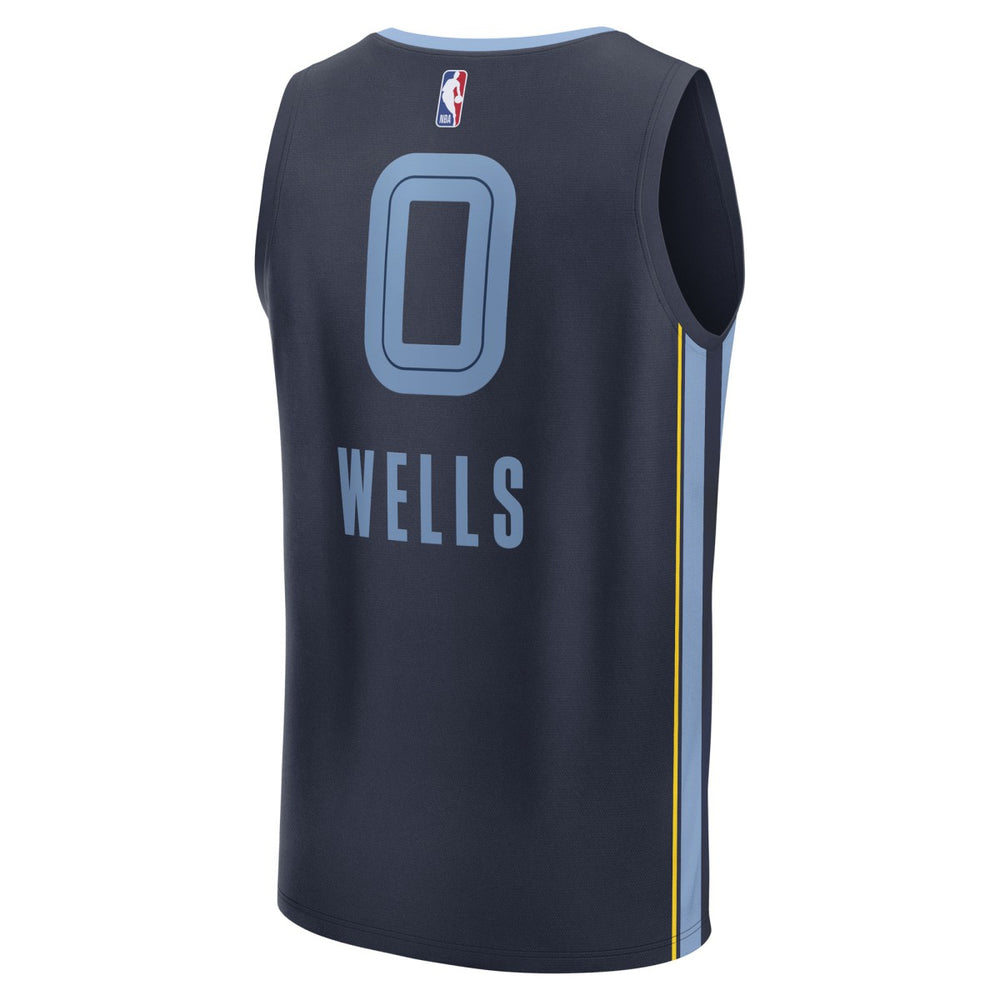 NBA Jaylen Wells Memphis Grizzlies Fast Break Replica Player Jersey