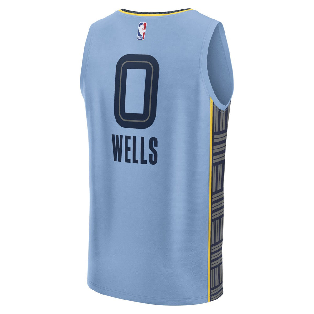 NBA Jaylen Wells Memphis Grizzlies Fast Break Replica Player Jersey