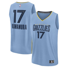 NBA Yuki Kawamura Memphis Grizzlies Fast Break Replica Player Jersey