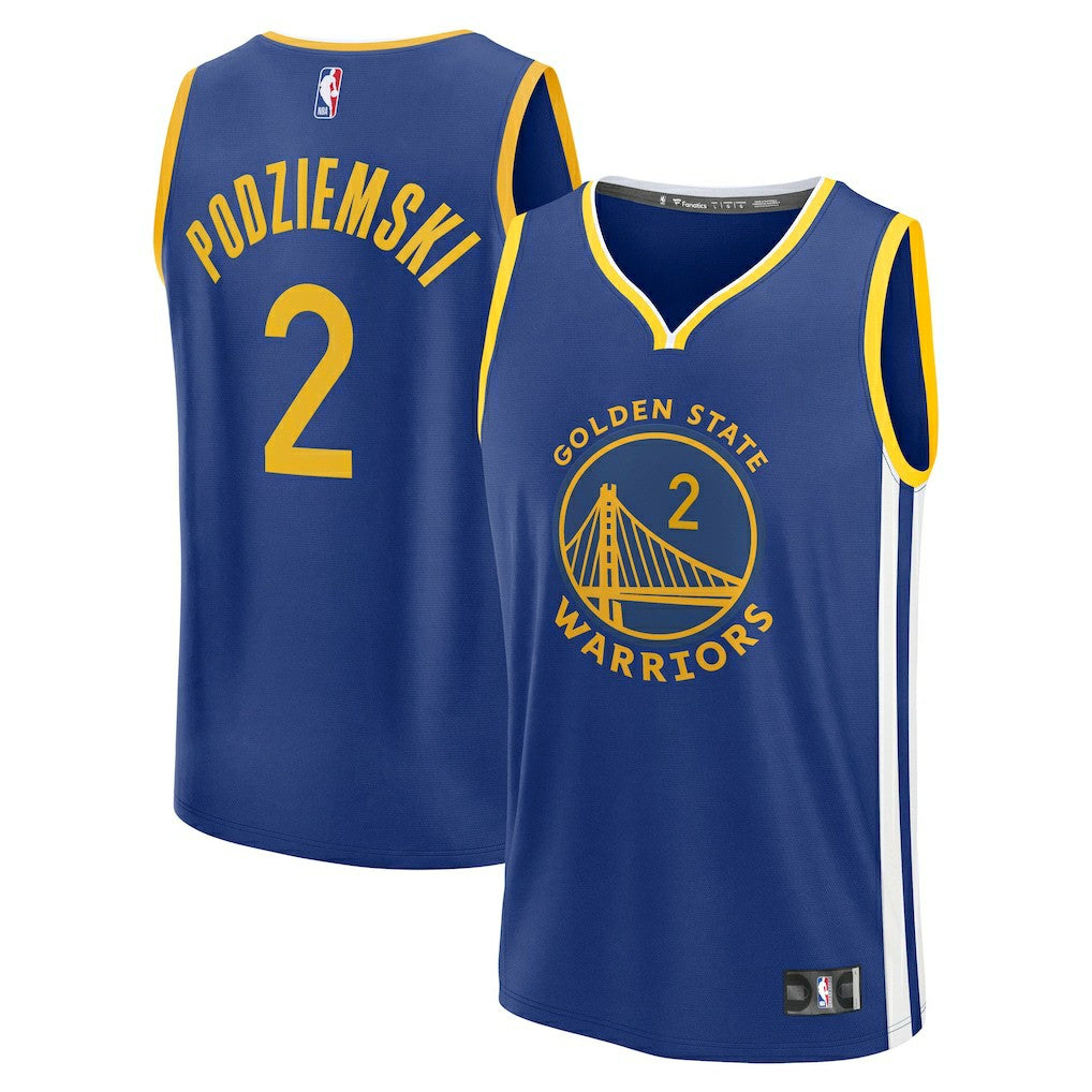 NBA Brandin Podziemski Golden State Warriors Fast Break Replica Player Jersey sale