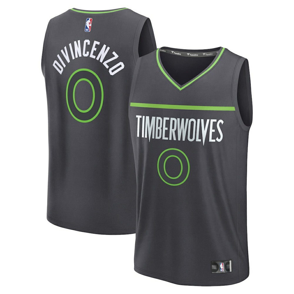 NBA Donte DiVincenzo Minnesota Timberwolves Fast Break Replica Player Jersey