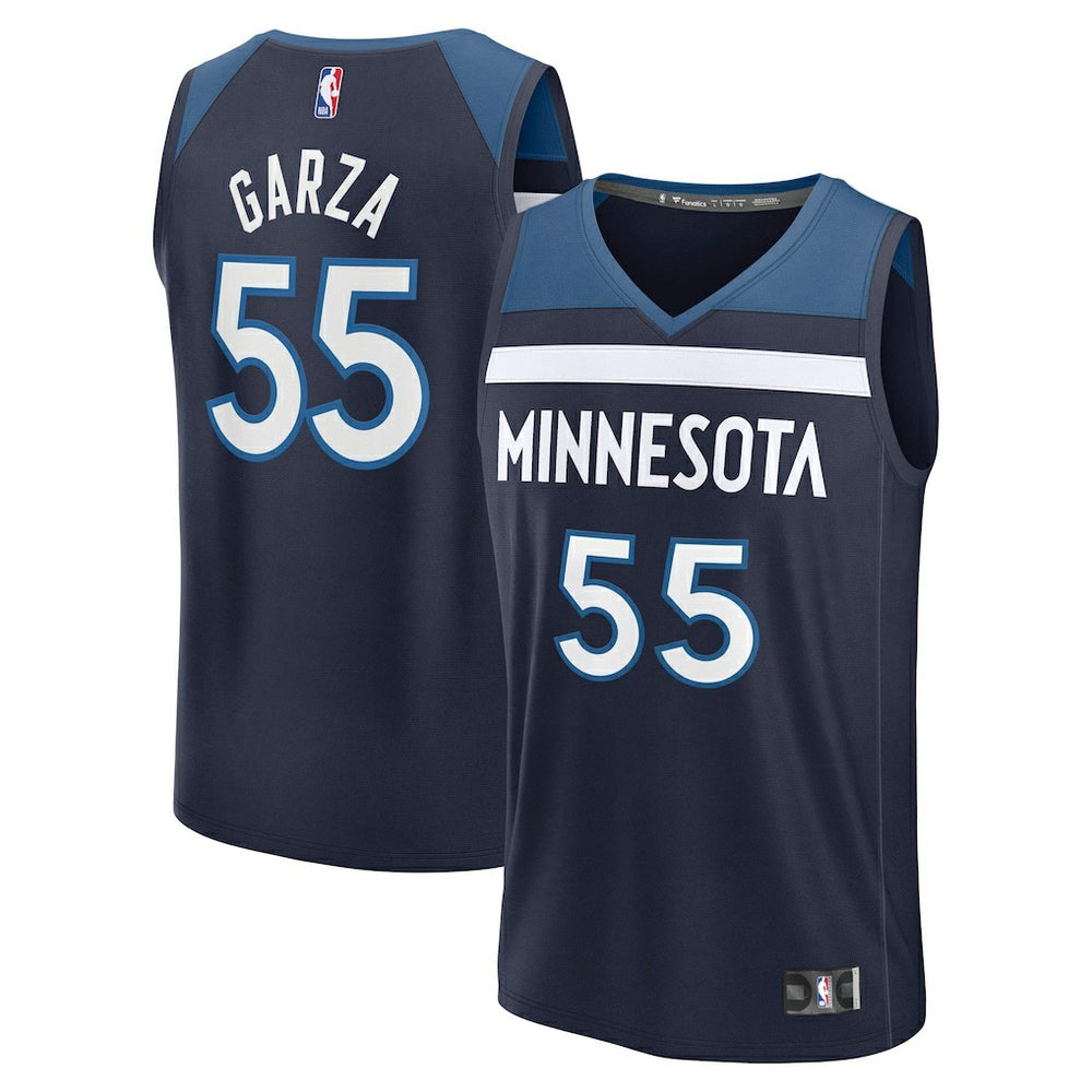 NBA Luka Garza Minnesota Timberwolves Fast Break Replica Player Jersey