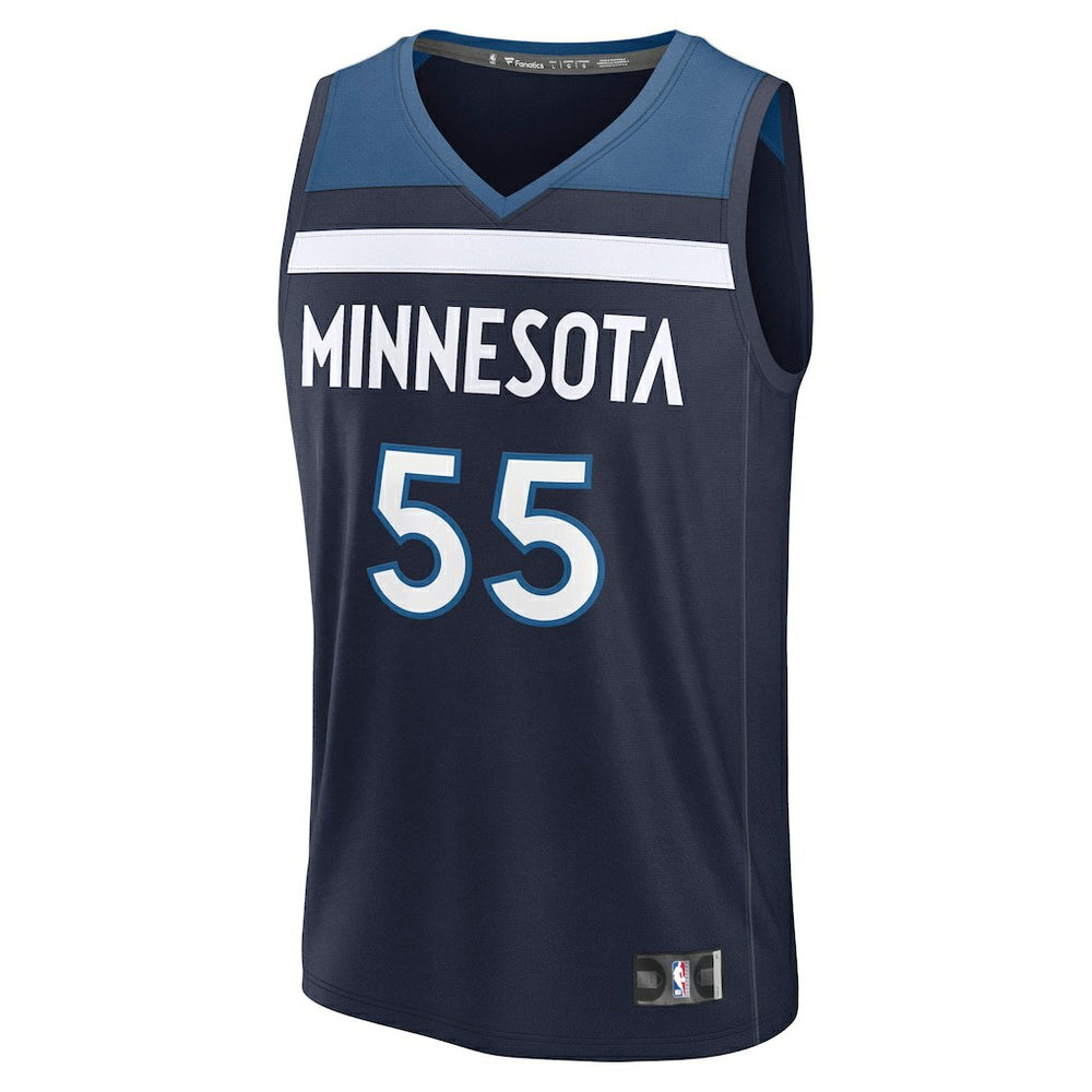 NBA Luka Garza Minnesota Timberwolves Fast Break Replica Player Jersey