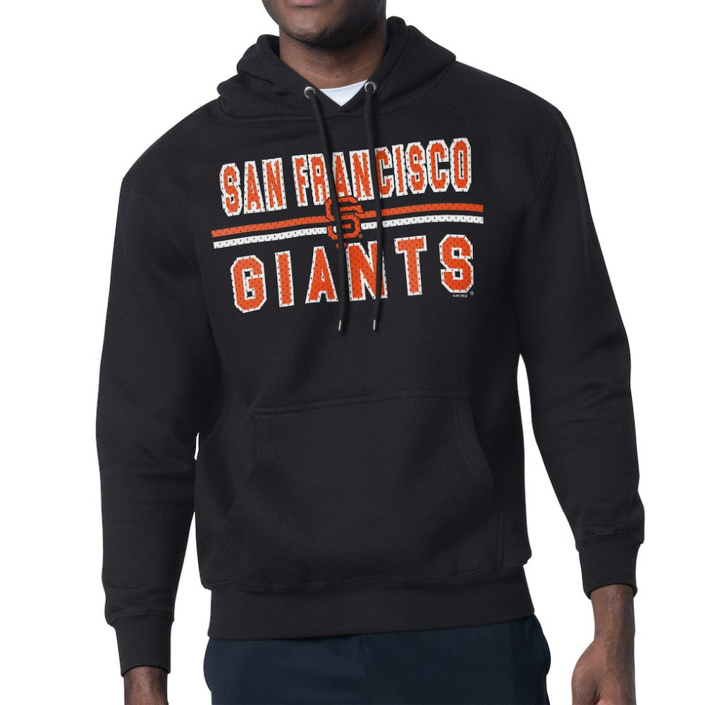 MLB San Francisco Giants Starter Team Mesh Print Graphic Pullover Hoodie