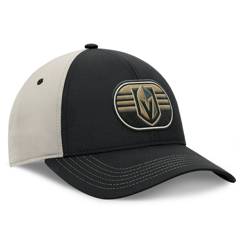 NHL Black/Gray Vegas Golden Knights Fanatics 2025 Stanley Cup Playoffs Locker Room Trucker Adjustable Hat