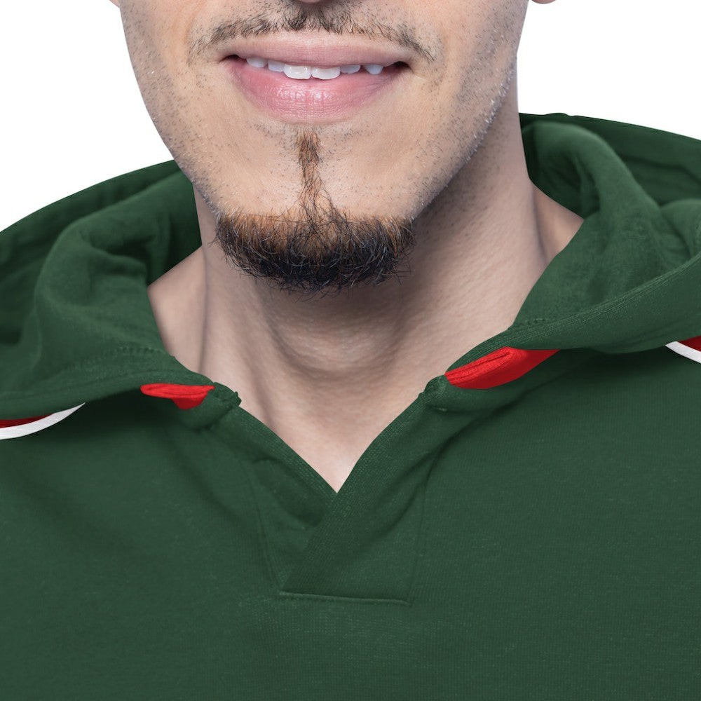 NHL Green Minnesota Wild G-III Sports by Carl Banks Adaptive Wear Lord Stanley Hooded Long Sleeve Sweatshirt