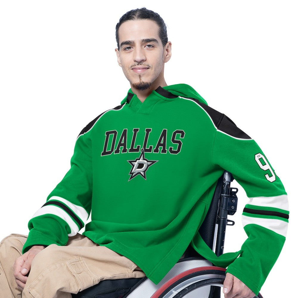 NHL Green Dallas Stars G-III Sports by Carl Banks Adaptive Wear Lord Stanley Hooded Long Sleeve Sweatshirt
