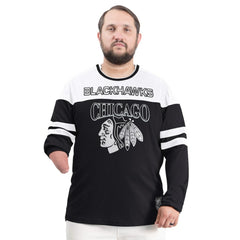 NHL Black Chicago Blackhawks G-III Sports by Carl Banks Adaptive Wear Outlast Durene Long-Sleeve T-Shirt