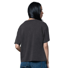 NHL Heather Black Boston Bruins Starter Women's Oversized Hall of Fame T-Shirt