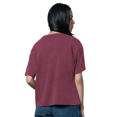 NHL Heather Burgundy Colorado Avalanche Starter Women's Oversized Hall of Fame T-Shirt