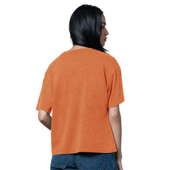 NHL Heather Orange Philadelphia Flyers Starter Women's Oversized Hall of Fame T-Shirt