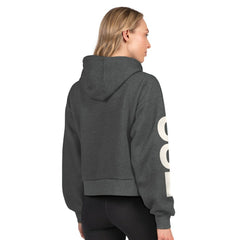 NHL Heather Charcoal Colorado Avalanche Starter Women's Star Player Cropped Fleece Hoodie
