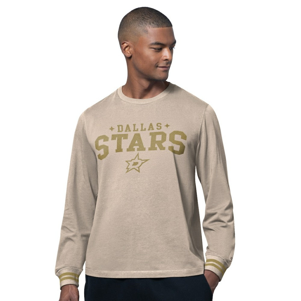 NHL Tan Dallas Stars Starter Field Long Sleeve T-Shirt