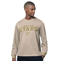 NHL Tan Dallas Stars Starter Field Long Sleeve T-Shirt