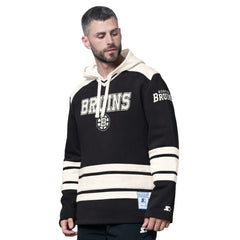NHL Black Boston Bruins Starter Slapshot Fashion Hoodie
