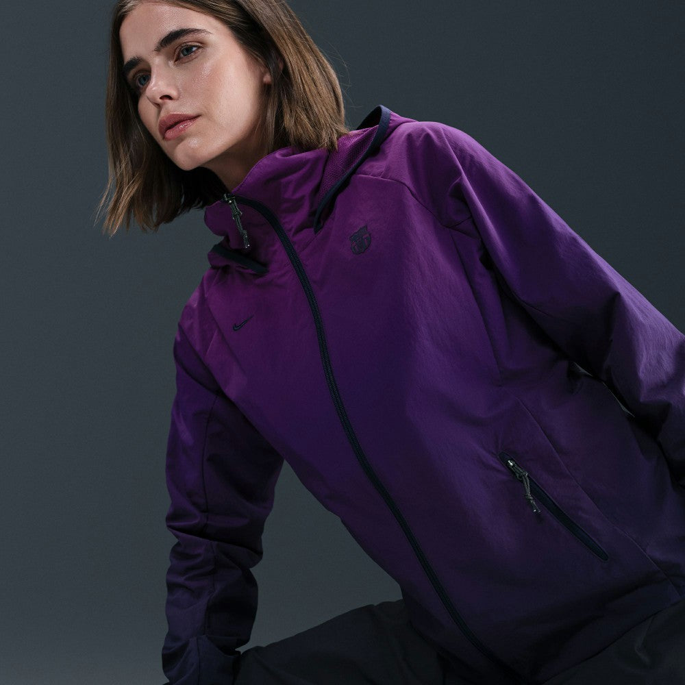 Barcelona Women's AWF Woven Full-Zip Jacket - Nike Purple
