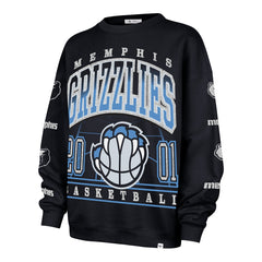 NBA Memphis Grizzlies '47 Women's 2025/26 City Edition Go Big Oversized Sweatshirt