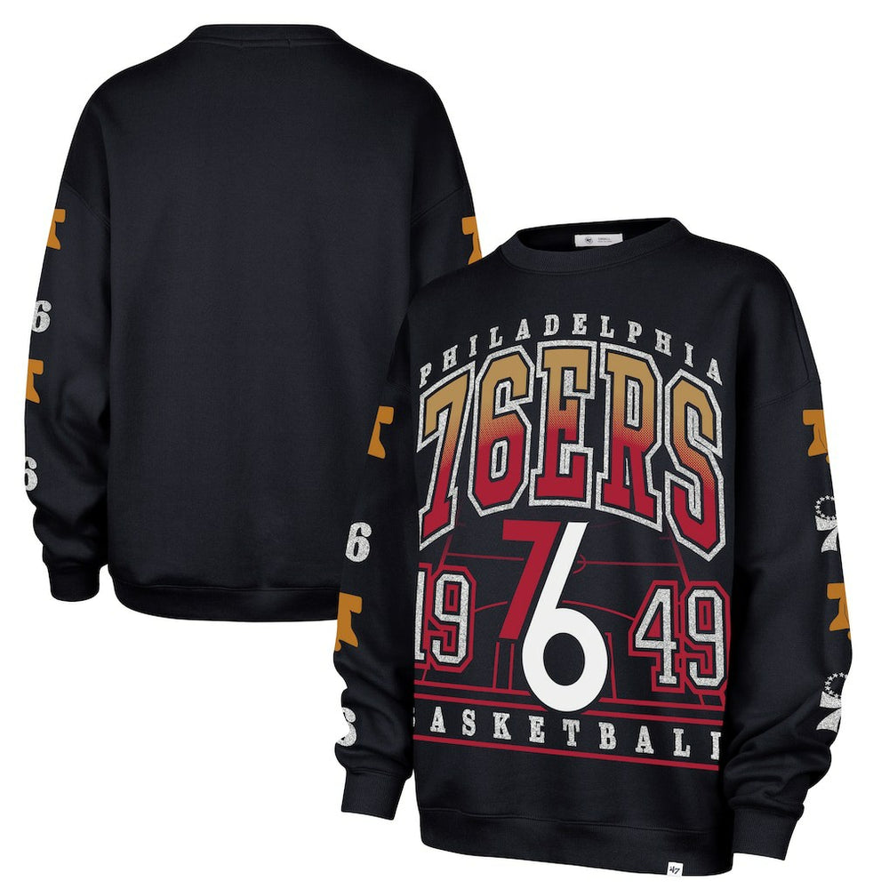 NBA Philadelphia 76ers '47 Women's 2025/26 City Edition Go Big Oversized Sweatshirt