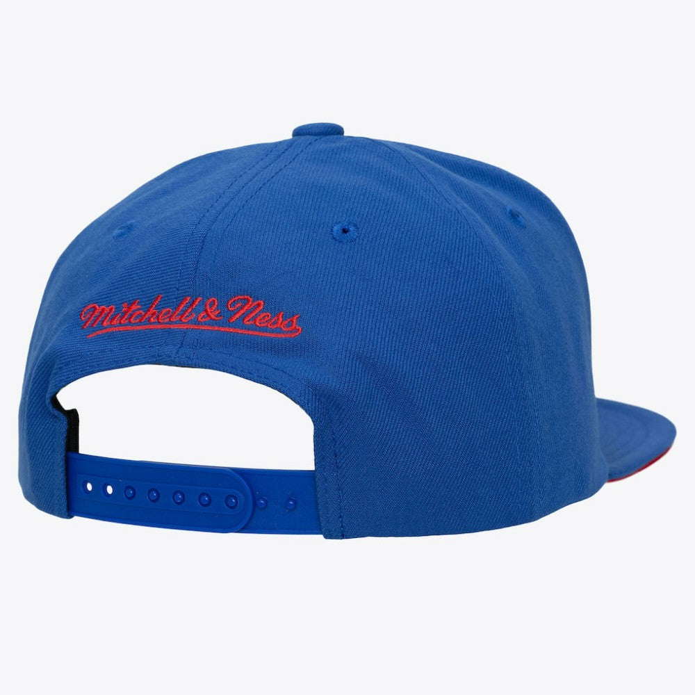 NHL Red/Blue New York Rangers Mitchell & Ness Color Pop Snapback Hat