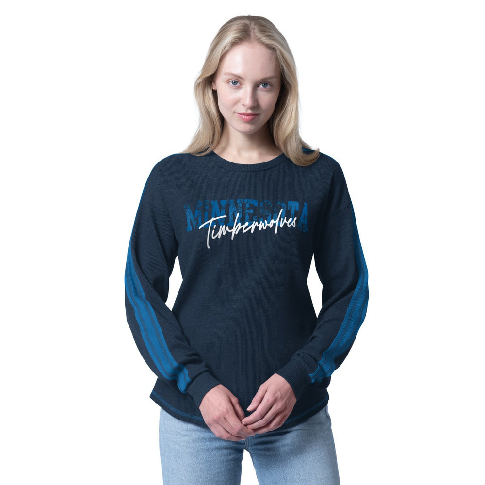 NBA Minnesota Timberwolves G-III 4Her by Carl Banks Women's Advantage Tri-Blend Long Sleeve T-Shirt