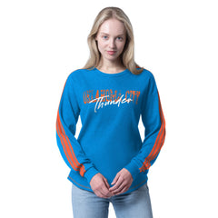 NBA Oklahoma City Thunder G-III 4Her by Carl Banks Women's Advantage Tri-Blend Long Sleeve T-Shirt