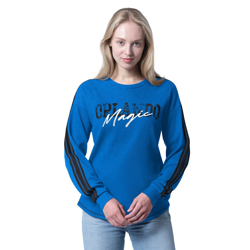 NBA Orlando Magic G-III 4Her by Carl Banks Women's Advantage Tri-Blend Long Sleeve T-Shirt