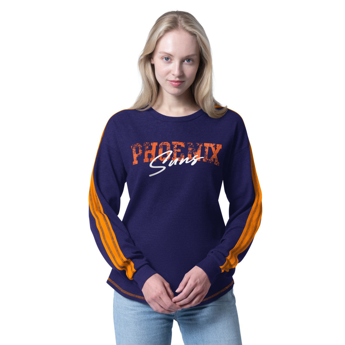 NBA Phoenix Suns G-III 4Her by Carl Banks Women's Advantage Tri-Blend Long Sleeve T-Shirt