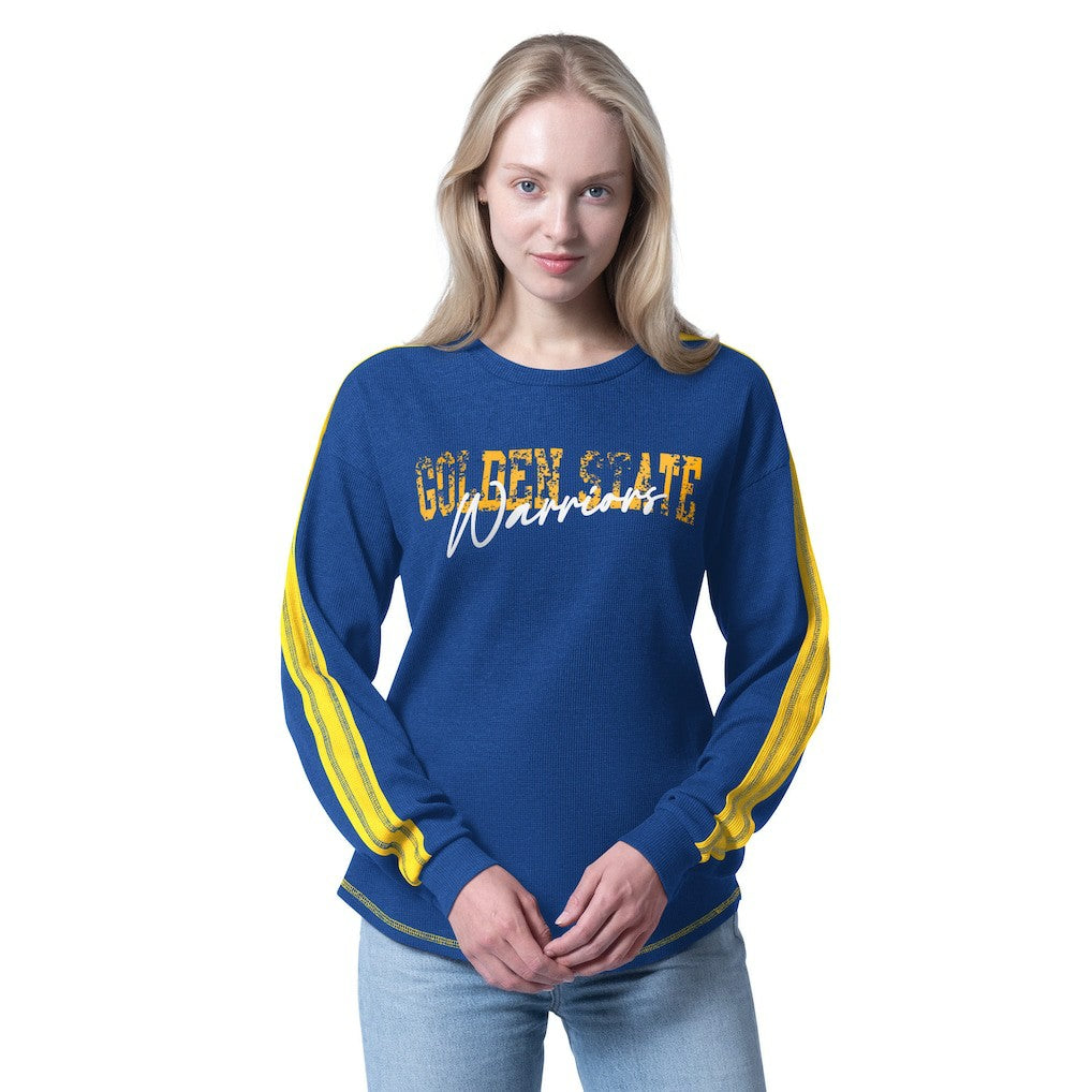 NBA Golden State Warriors G-III 4Her by Carl Banks Women's Advantage Tri-Blend Long Sleeve T-Shirt sale