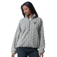 NBA Milwaukee Bucks G-III 4Her by Carl Banks Women's Champ Half-Zip Pullover