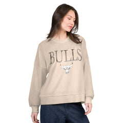 NBA Chicago Bulls G-III 4Her by Carl Banks Women's Oversized Vet II Sweatshirt