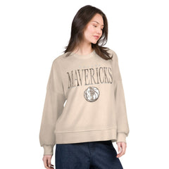 NBA Dallas Mavericks G-III 4Her by Carl Banks Women's Oversized Vet II Sweatshirt sale
