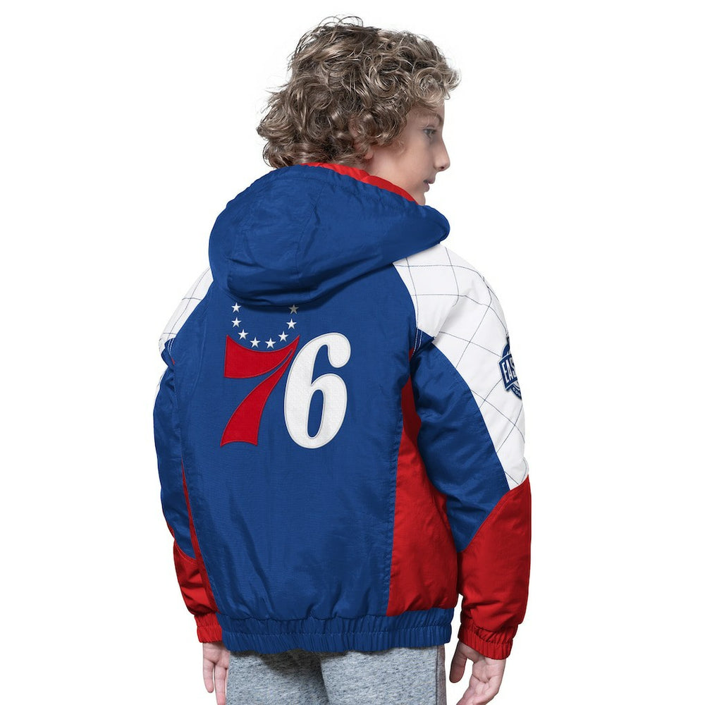NBA Philadelphia 76ers Starter Youth All Time Pro Jr. Full-Zip Hoodie Jacket