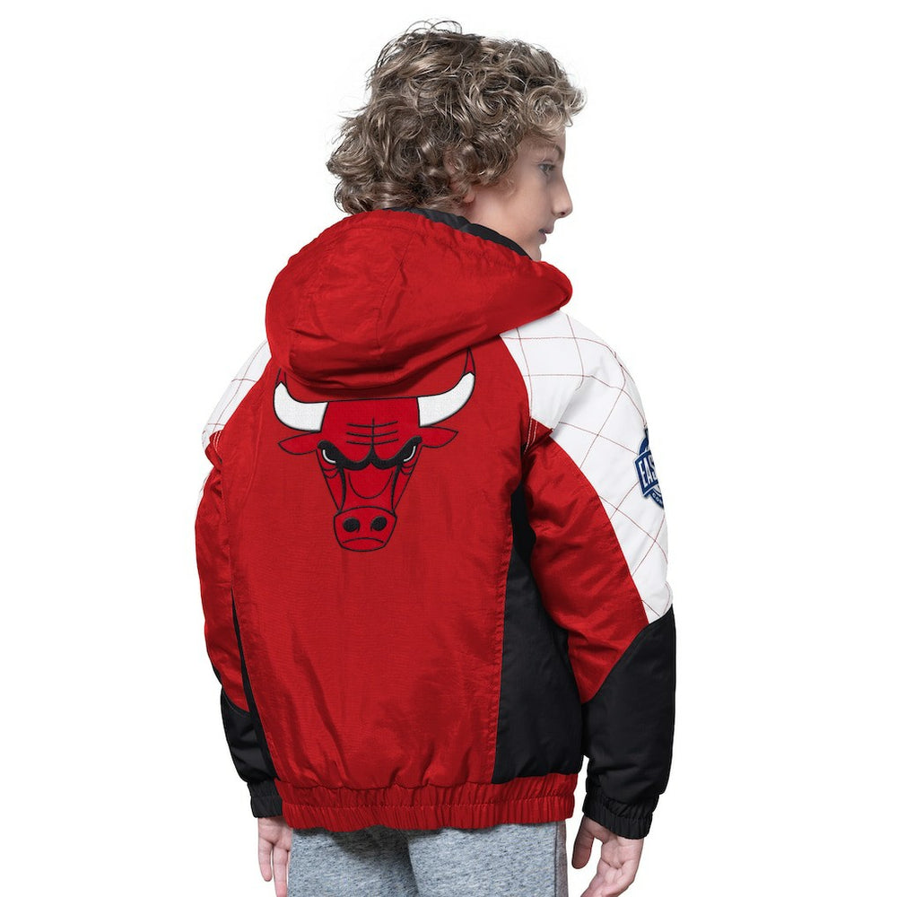NBA Chicago Bulls Starter Youth All Time Pro Jr. Full-Zip Hoodie Jacket